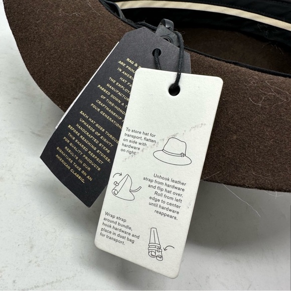 RAG & BONE Brown Melange Hat NWT in Medium - Picture 5 of 7
